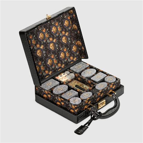 gucci poker set|Gucci Decorative Crocodile Poker Set .